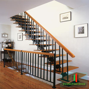 Mẫu cầu thang sắt đơn giản giá rẻ