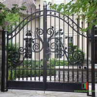 Cổng nhà đơn giản mà đẹp