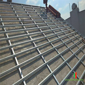 Mái nhà khung kèo thép lợp ngói 0981659769