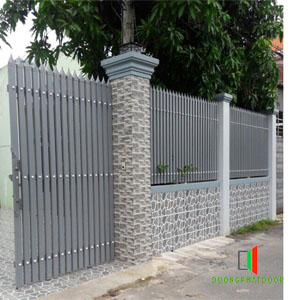 Hàng rào sắt hộp